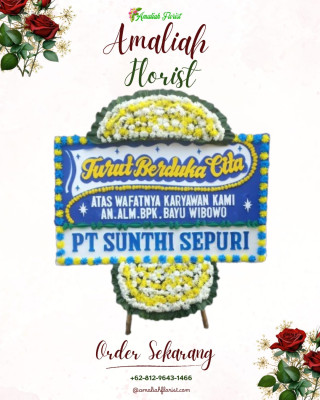 Papan Bunga Duka di Panunggangan Timur